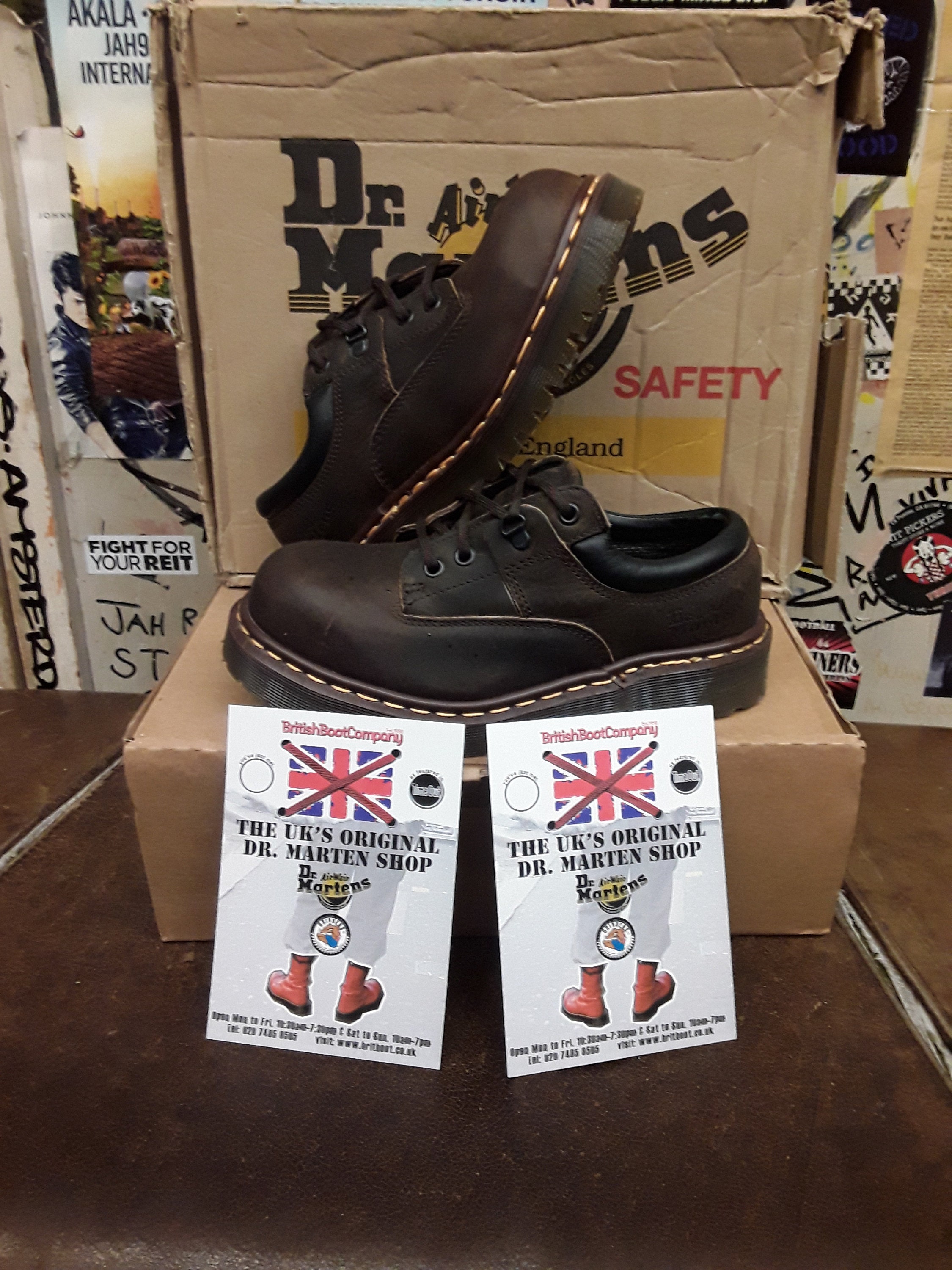 Dr Martens 7733 Gaucho Steel Toe Shoe Made in England Size 4 - Etsy