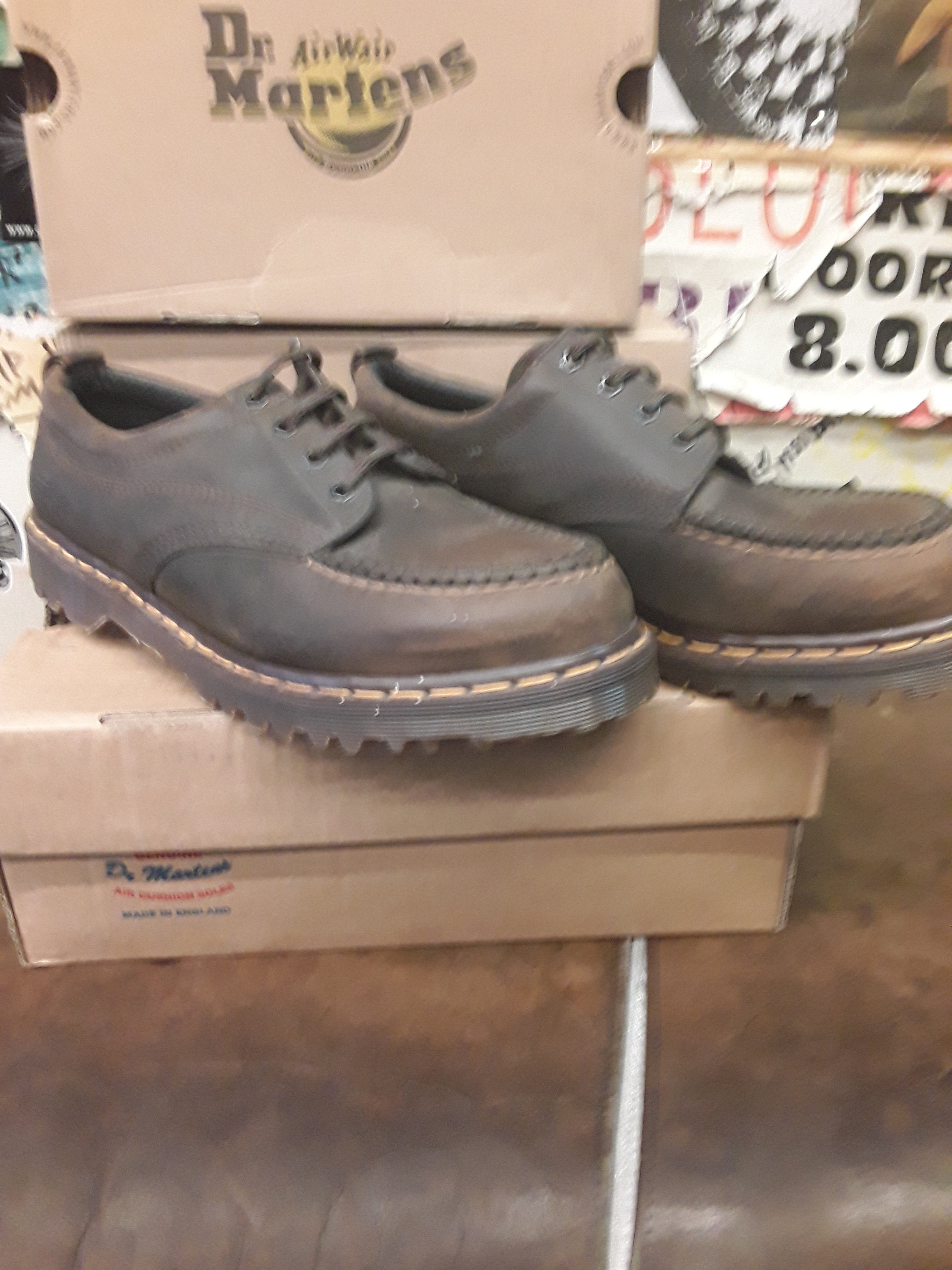 Dr. Martens | Aztec Crazy Horse Brown Leather Oxford Mens 12US Made in England Amazon.com | Dr. Martens Unisex 1461 Oxford, Dark Brown  main image 4
