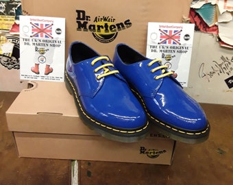 Dr Martens 1461 Royal Blue Patent Size 6