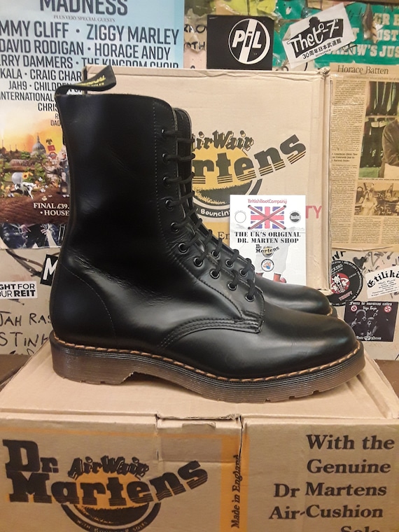 Dr Martens Vintage / Size UK8 / Boots Made in England / Black - Etsy