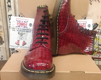 Dr martens kensington flora croc hot sale