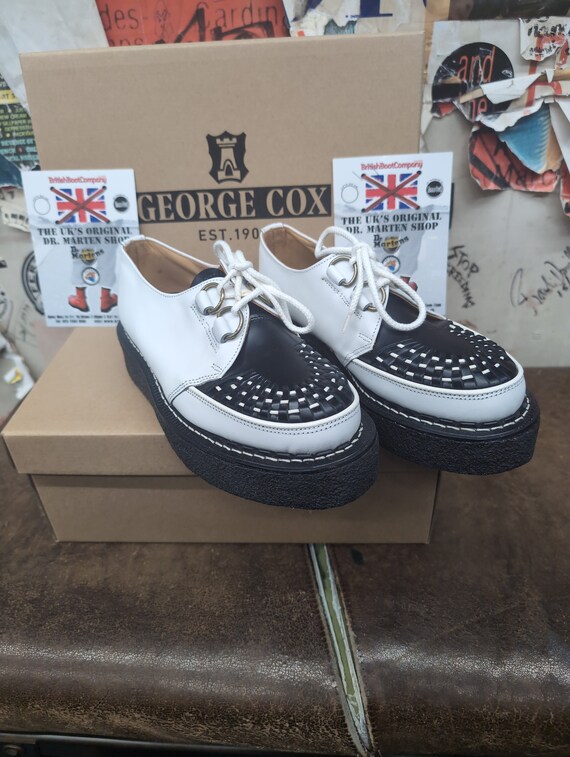 Robot George Cox White and Black 3588 Creepers Size 5 - Etsy