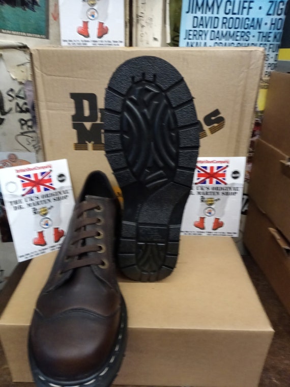 Dr Martens Brown Platform Shoe Made in England Size UK9 - Etsy Finland