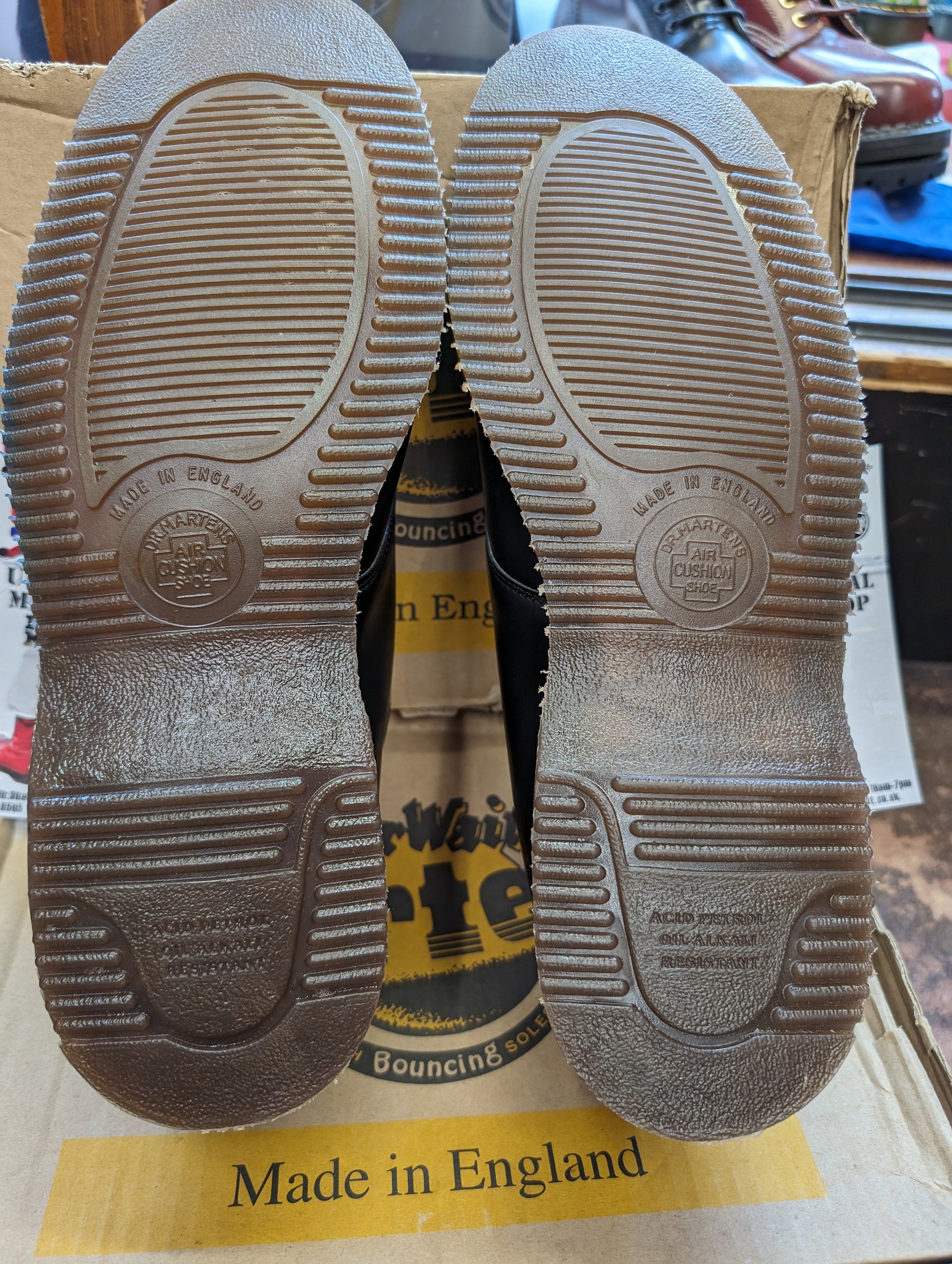 Dr Martens 1905 Black 3 Hole Made in England Steel Toe Size 11 - Etsy