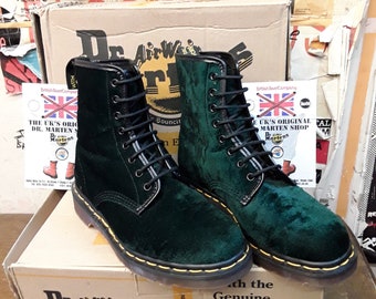 Velvet Dr Martens - Etsy