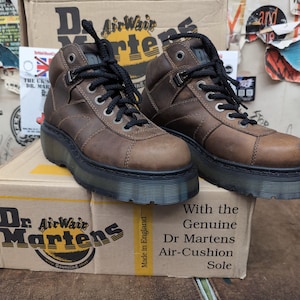 Vintage Dr. Martens Choco Pulley Boots GroBe 8 US Etsy Osterreich