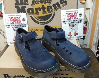 Dr Martens 8610 Made in England Blue Buckskin Size 4