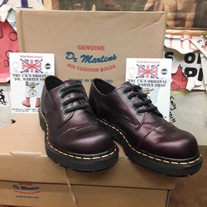 Dr Martens 9804 Plum Synthetic Gunmetal Size 4