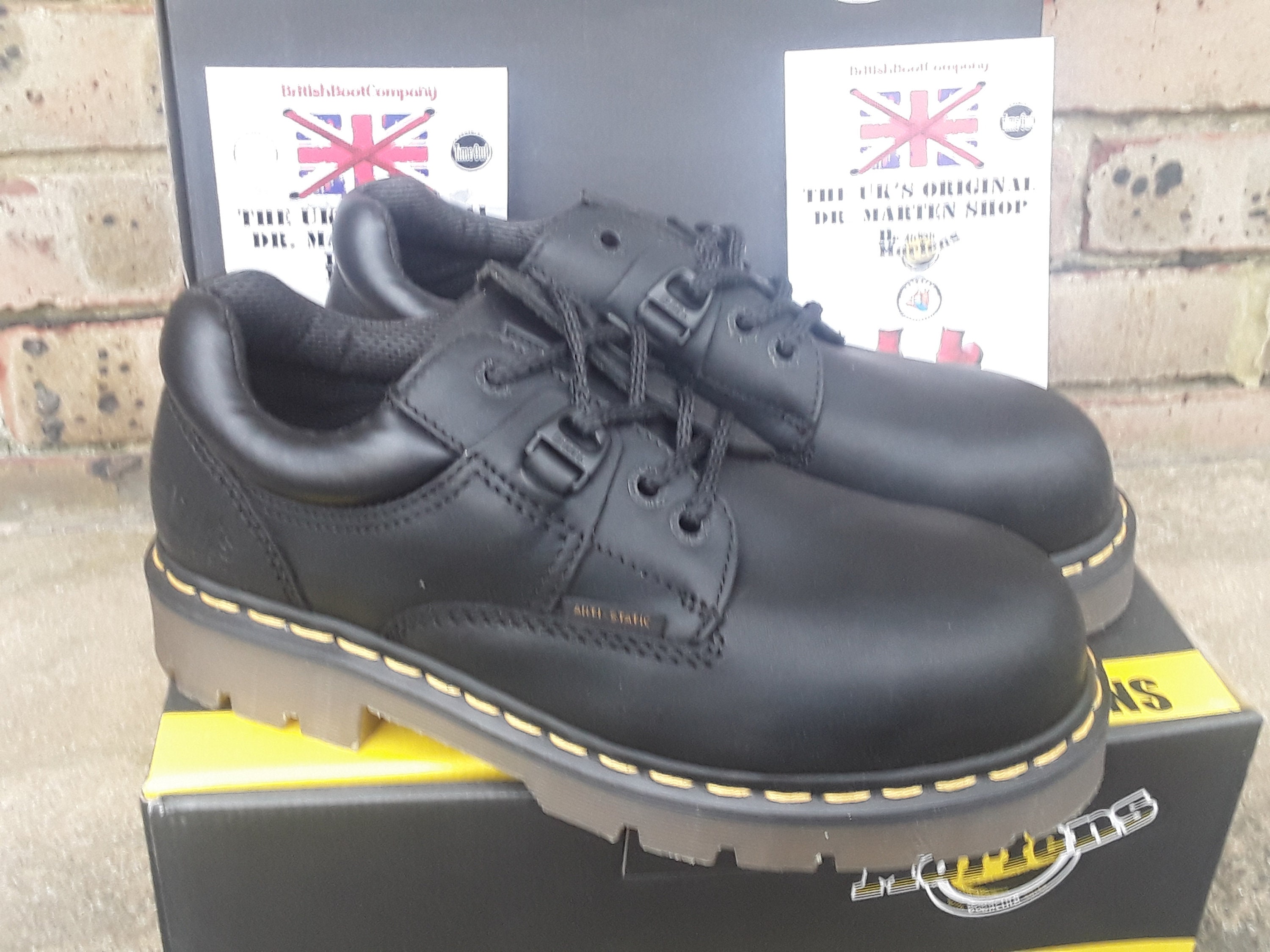 Buy Dr Martens Platform Shoe / Size UK8 / Made in England / Black