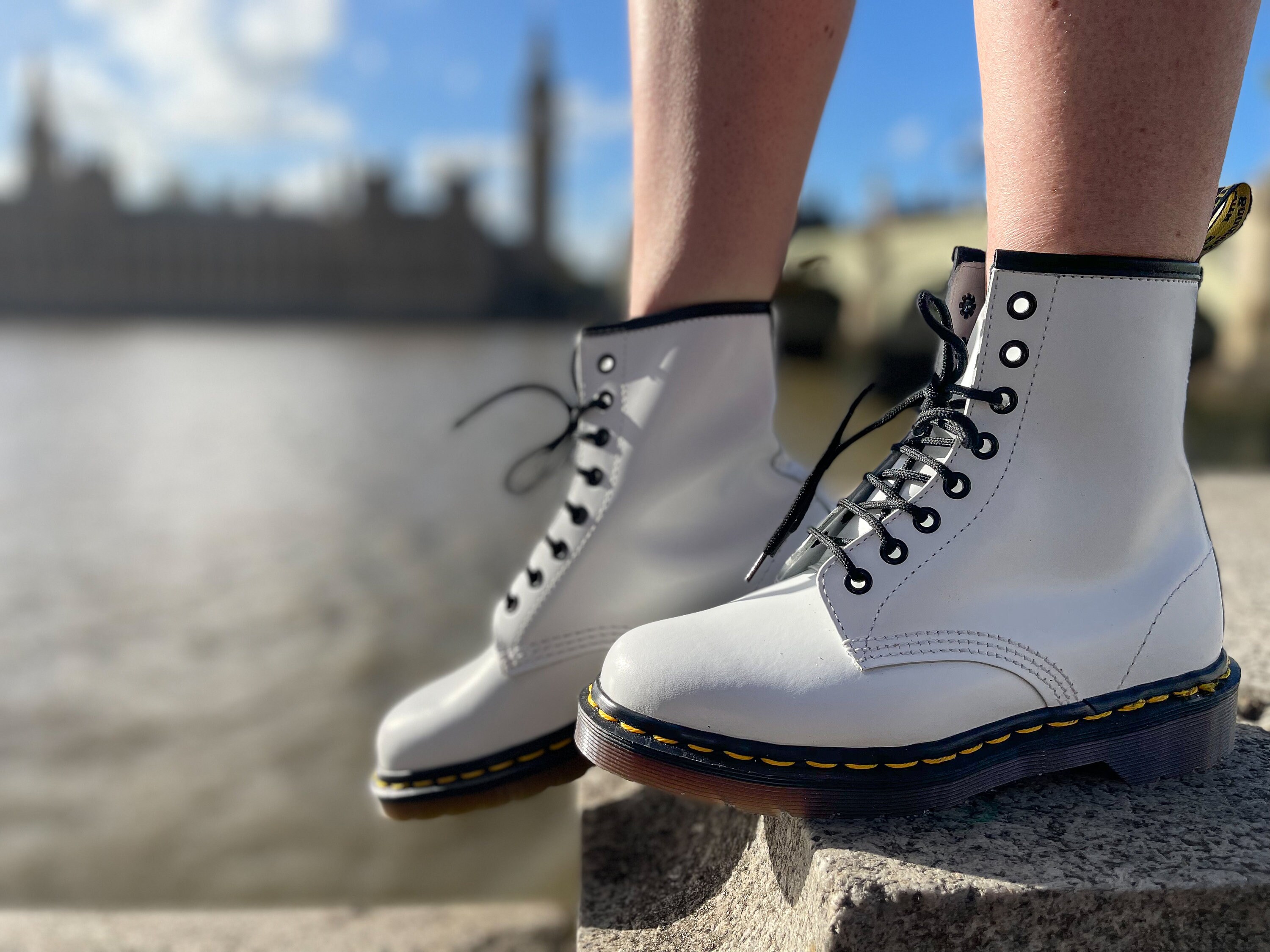 Dr.Martens ユニオンジャック 4ホール UK7 90s ホワイト社 Dr.Martens ユニオンジャック 4ホール UK7 90s ホワイト社