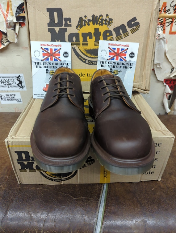 Dr. Martens ダークブラウン ドレスシューズ Dr Martens☆1461 BEX☆3ホール☆兼用☆DARK BROWN CRAZY HORSE (Dr