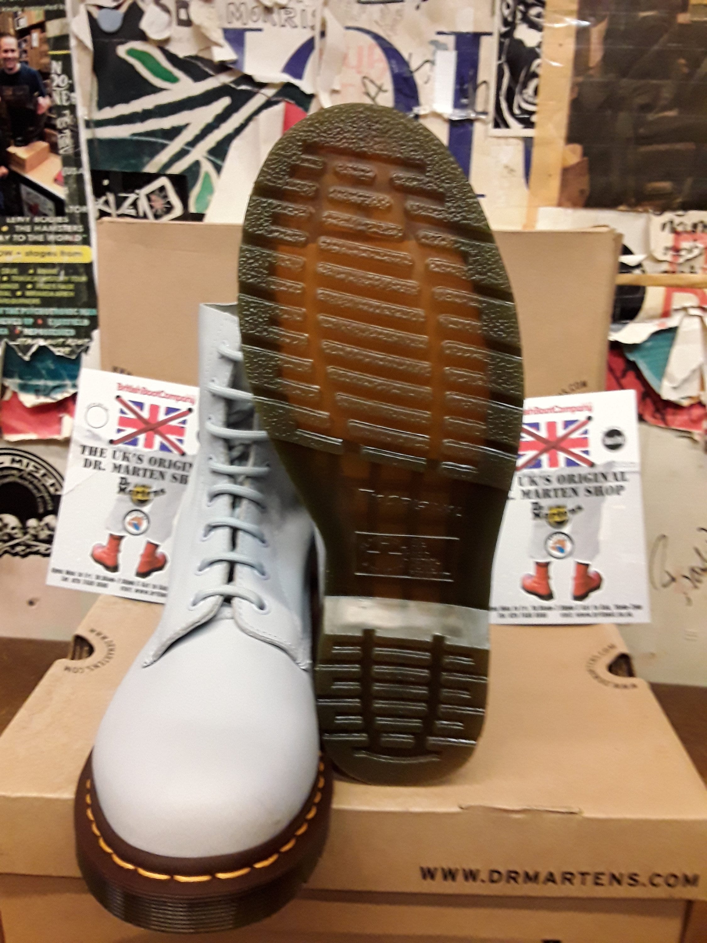 Dr Martens Pascal Blue Moon Virginia Talla 4 Etsy Mexico