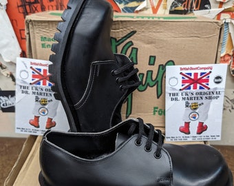Getta Grip Made in England 3 Hole Safety Black Shoe Various