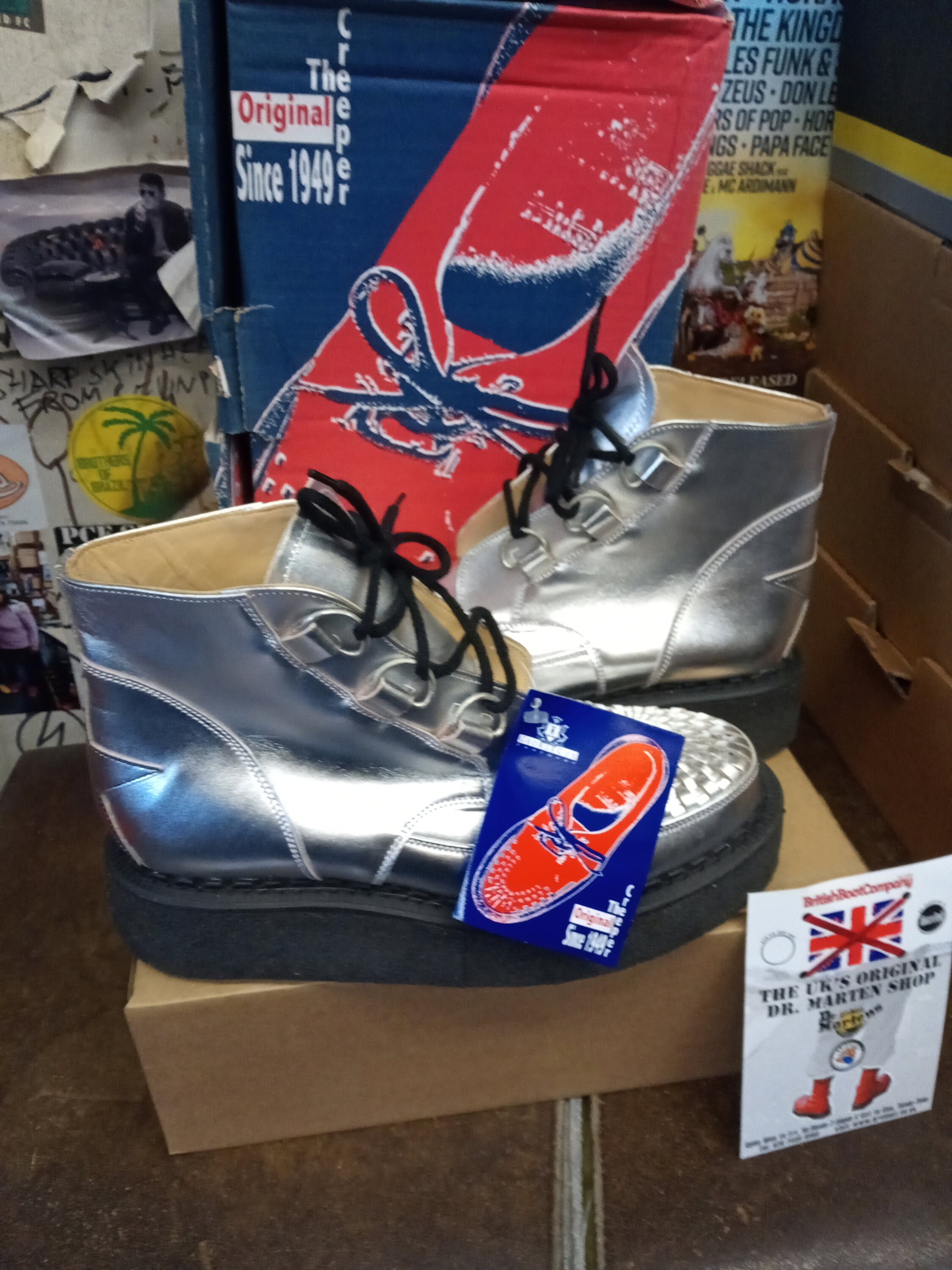 靴 George Cox UK8 Made in England GEORGE COX Made in England, Size UK8, Silver Star Boot