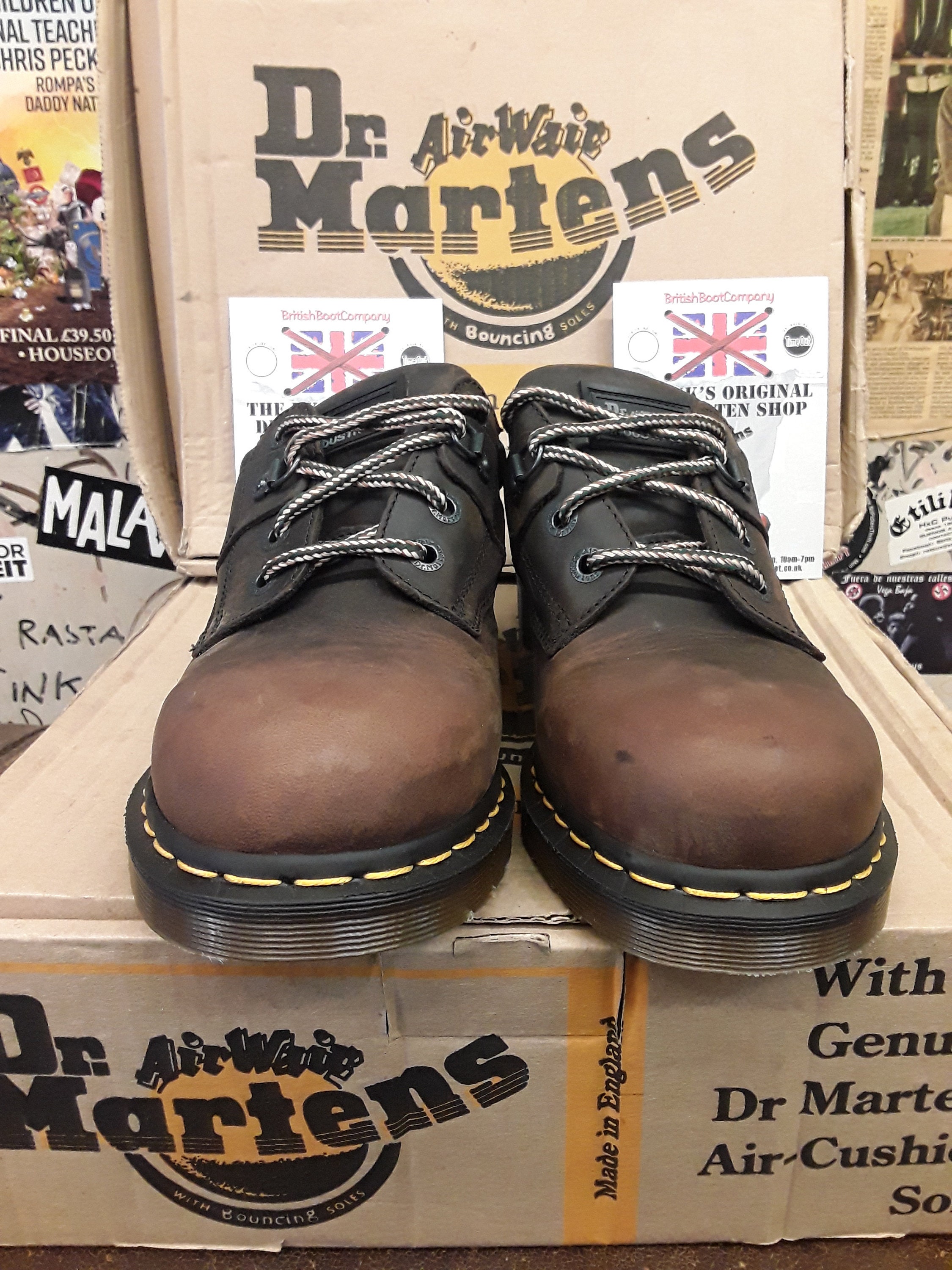 Dr Martens Made in England Industrial Gaucho 8933 Size 9 - Etsy
