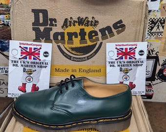 Dr Martens 1461z Made in England Green 3 Hole Size 6 - Etsy Canada