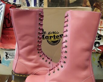 Dr. Martens 14ホール ブーツ ピンク Dr Martens 1b99 ピンク Buttero 14 ホール ジップ ブーツ 各種サイズ