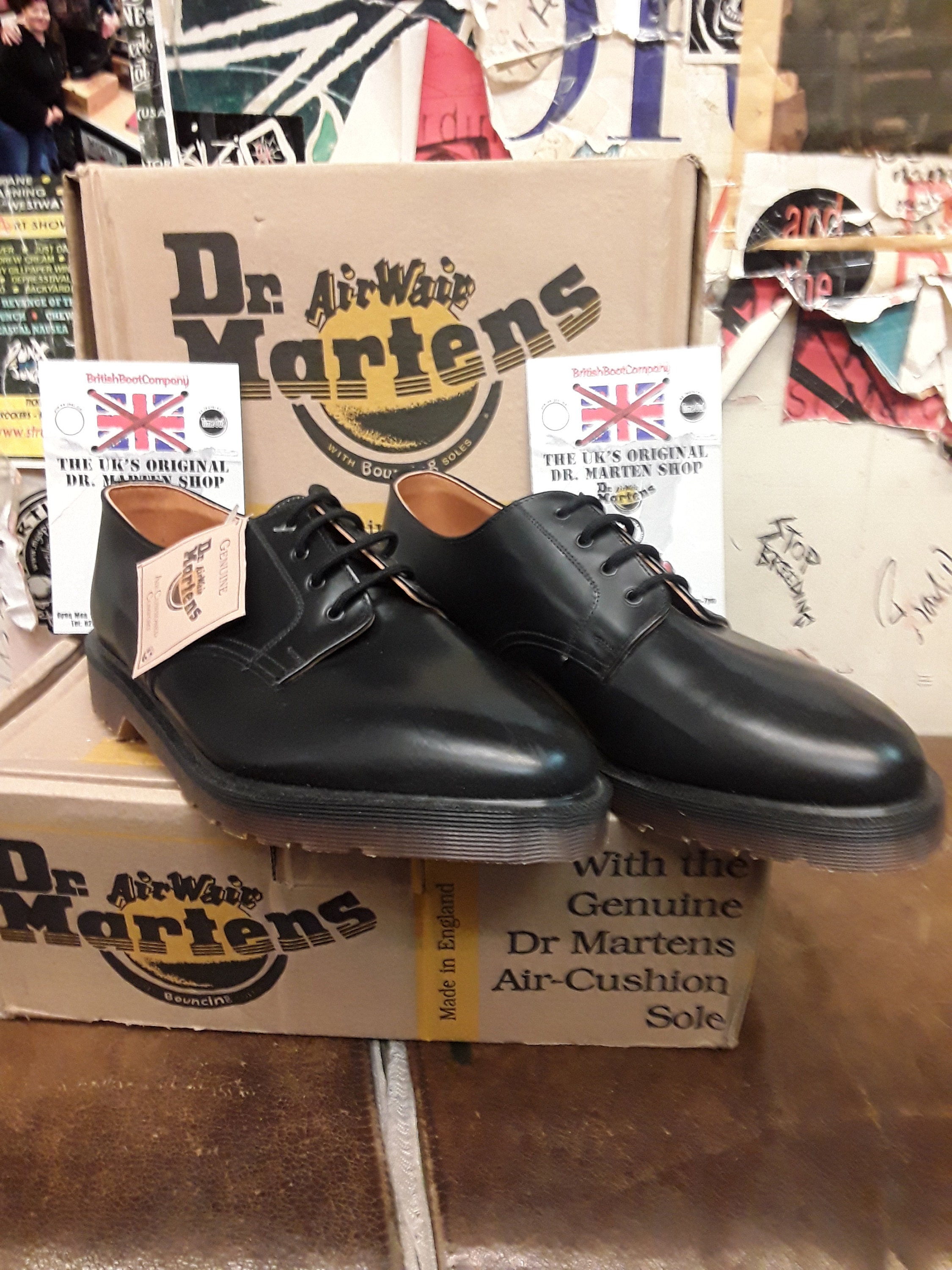 Dr Martens 4 Hole Shoe Made in England Size 10 - Etsy