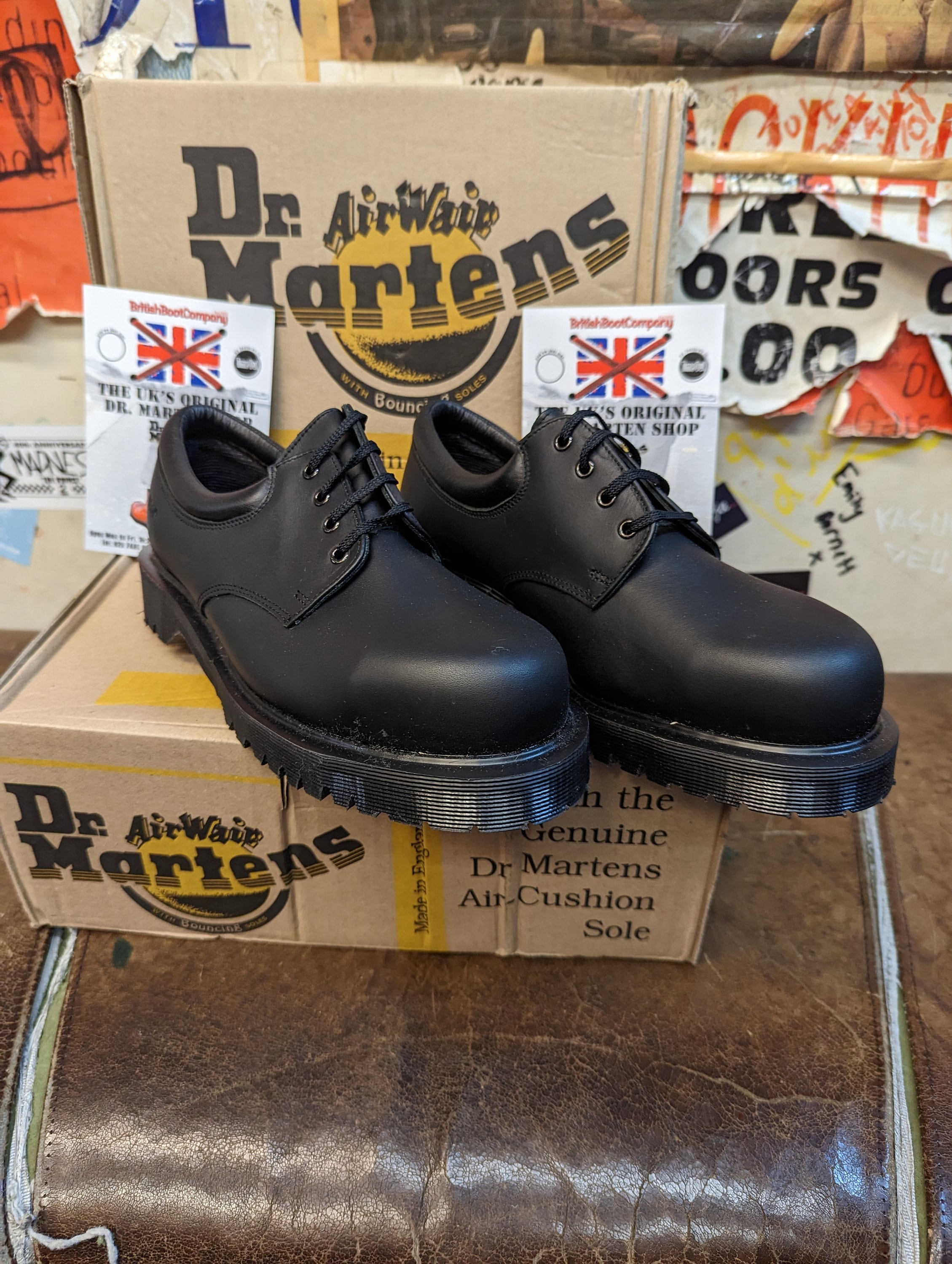 Dr Martens Royal Mail Steel Toe Shoe Made in England Various Dr Martens Royal Mail Steel Toe Shoe Made in England Various