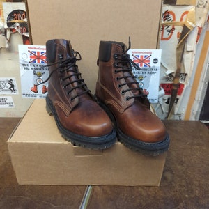 Made in England Wanderschuh Tan Leder Größe 44