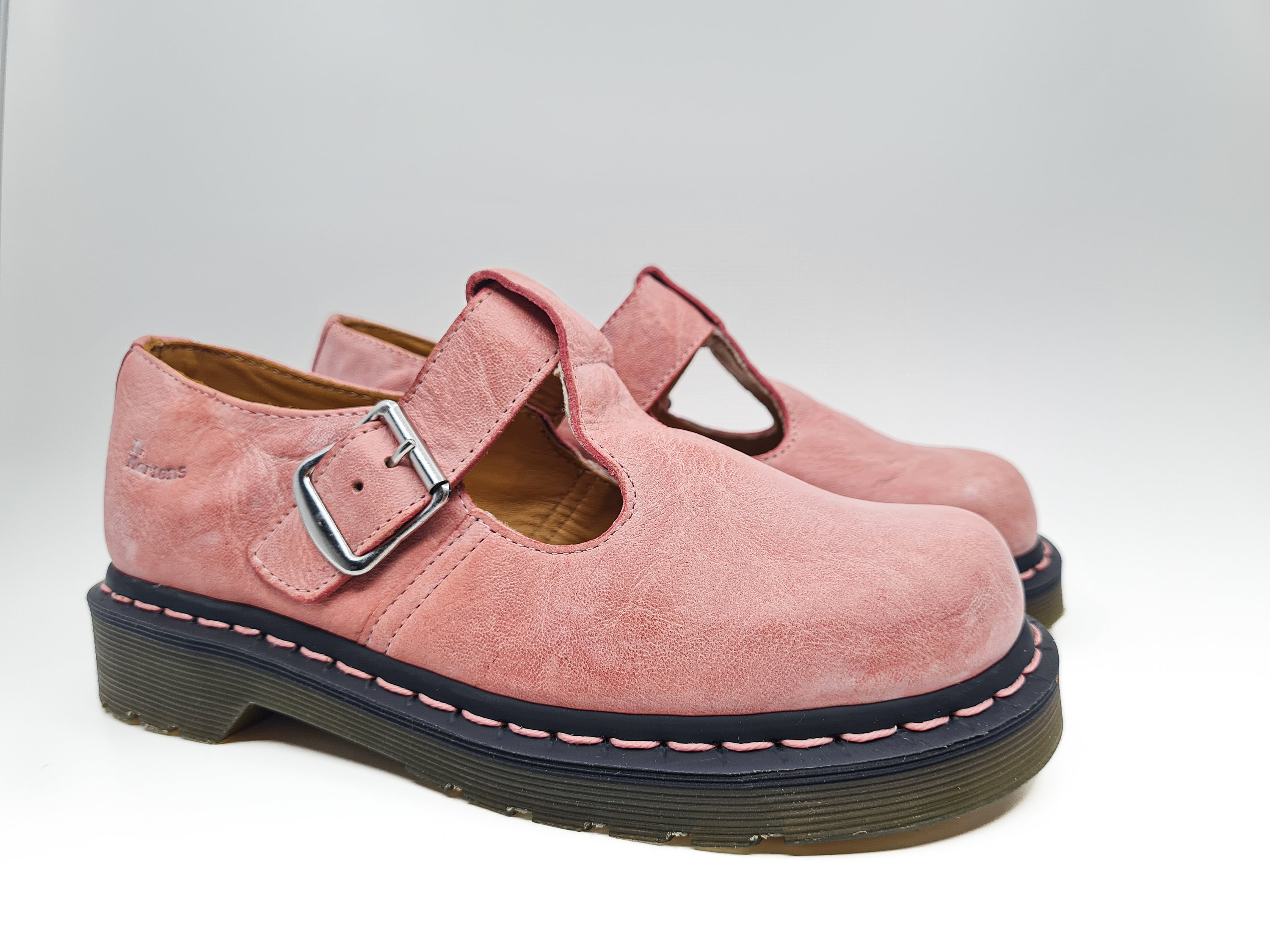 ドクターマーチン メリージェーン、セリースピンク、ワイプクリーン