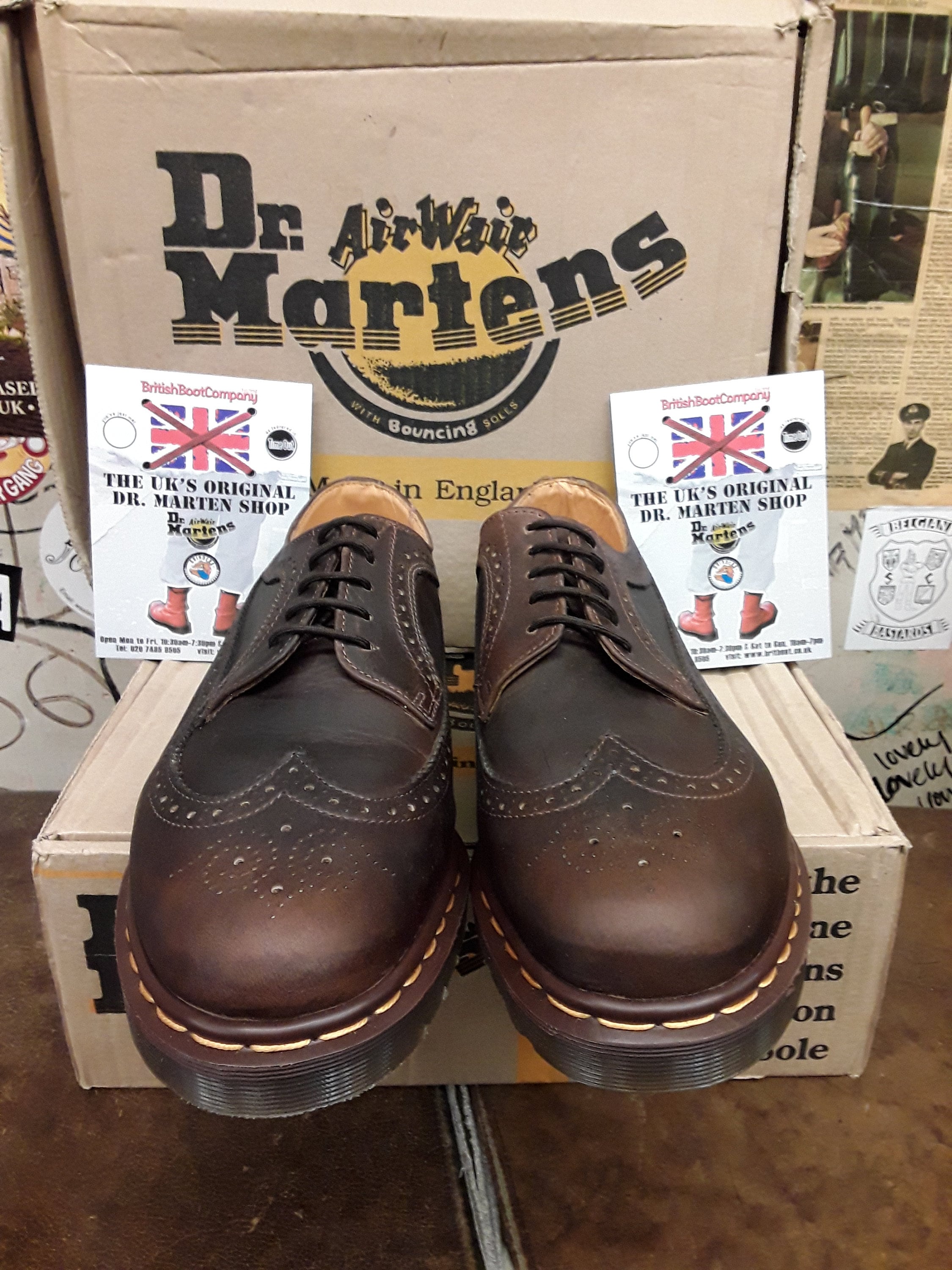 Dr Martens, Size UK10, Made in England, Aztec Brogue, 3989 Dr Martens, Size UK10, Made in England, Aztec Brogue, 3989