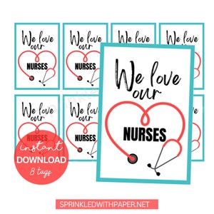 Nurses Appreciation Tags, Nurse week, NICU Labor and Delivery Nurse Thank you Tag, Health Care Worker, Staff Co-Worker Employee Appreciation