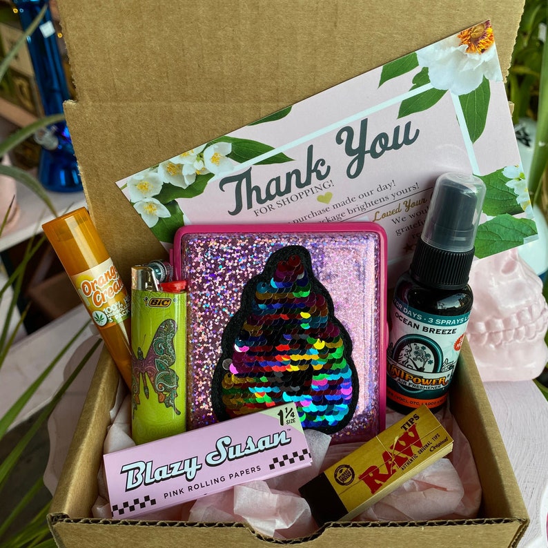 Pretty Smoking Essentials Girly Gift Box Birthday Mom Etsy