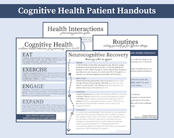 Opuscoli per i pazienti sulla salute cognitiva / Come mantenere il cervello sano / Recupero dalla riabilitazione neurologica / Logopedia / TBI Demenza Ictus