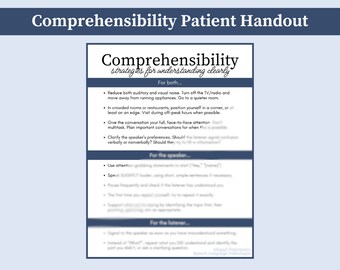 Strategie di comprensibilità Disartria e perdita dell'udito / Risorse di logopedia / Intelligibilità / Suggerimenti per l'efficacia comunicativa