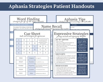 Pacchetto di opuscoli per i pazienti sulle strategie per l'afasia / Suggerimenti / Risorse per la logopedia / Trovare le parole / Comunicazione / Efficacia comunicativa