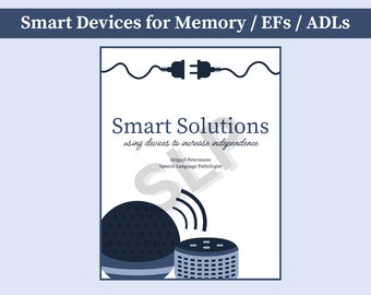 Supporti per la casa intelligente per le funzioni cognitive / Strategie Suggerimenti / Alexa Echo Google Smart Phone / Funzioni esecutive / Memoria TBI Demenza
