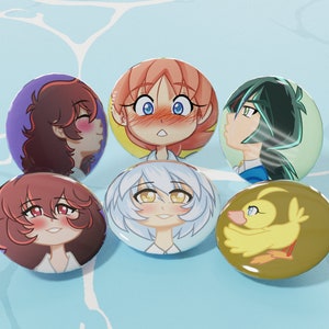 Princess TuTu Kissing Buttons Button Packs