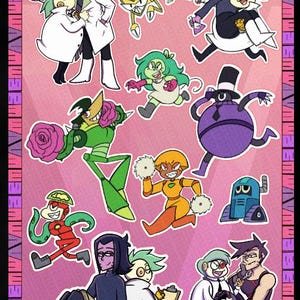 Boxy Bunch Sticker Sheet