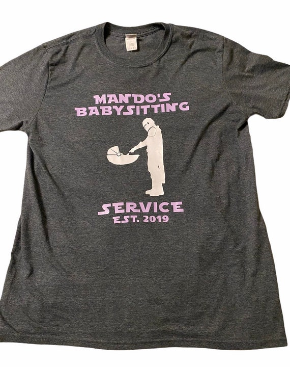 Mandalorian Babysitting Service T-shirt 