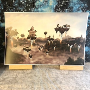 Final Fantasy XIV Floating City of Nym Art Print