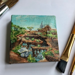 Final Fantasy XIV Thanalan Mini Painting