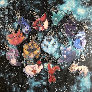 Final Fantasy XIV Carbuncle Holographic Charm