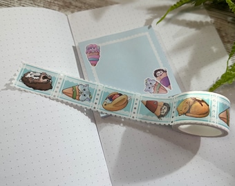 Animal Pastries Stamp Washi Tape