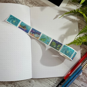 Ocean Creatures Stamp Washi Tape
