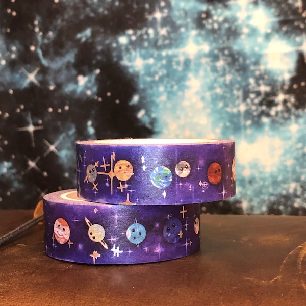 Solar System Washi Tape MISPRINT