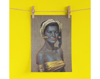 Balinese Dancer Kitsch Print, Vladimir Tretchikoff,  Mid Century Modern Wall Art, Retro Home Decor, 60s Wall Art, Vintage Print, 70s Decor