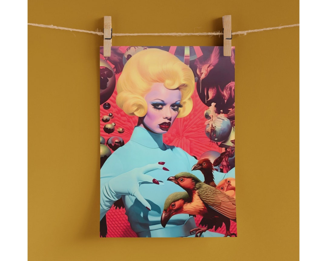 Kitsch Pop Art Print, Kitsch Poster, Kitsch Art, Tretchikoff Lady