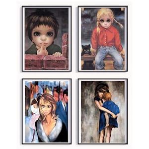 ビッグアイズ　　マーガレットキーン　絵画 レプリカ Margaret keane - Etsy 日本