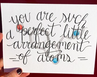 Science Lover Calligraphy Quote