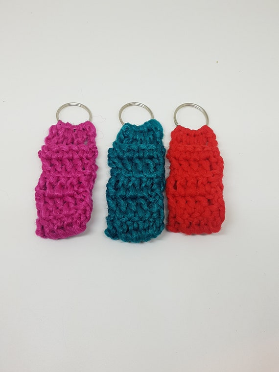 crochet chapstick holder