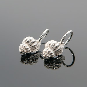 Sterling Silver Seashell Earrings