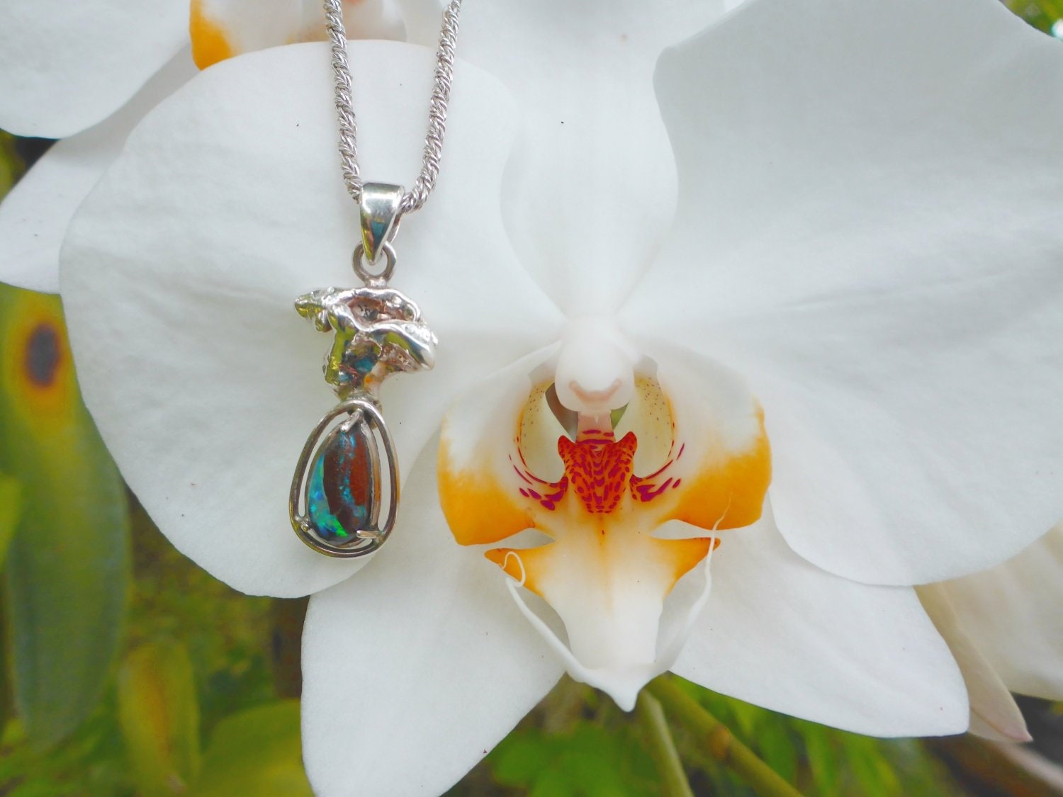Nuggets of Joy Opal Necklace