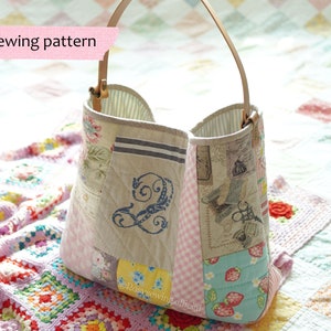PDF Quilting Bag pattern / Sweet heart shoulder Bag