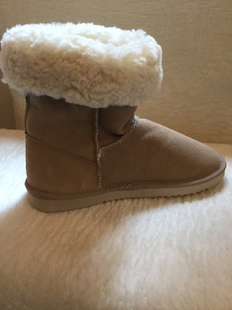 Grommies Kids Sheepskin Boots - Etsy UK